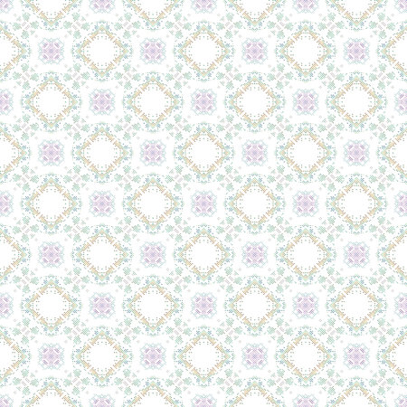 Seamless pattern with floral ornament. Vintage background. Vector Illustration