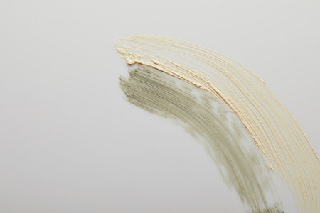 top view tone cream cosmeticの写真素材