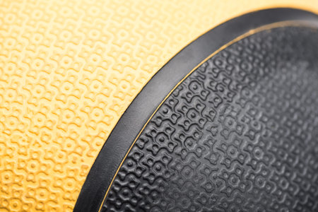 closeup of sports ballの写真素材