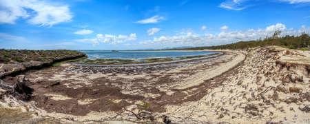 paradise sand beach in Madagascar, Antsiranana, Diego Suarezの写真素材