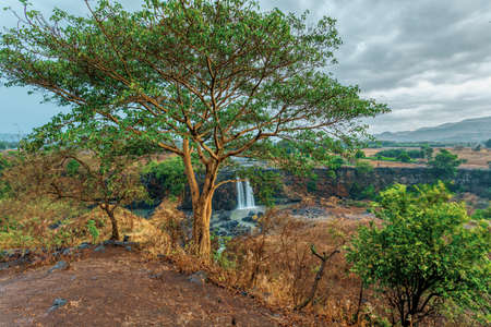 Blue Nile Falls in Bahir Dar, Ethiopiaの写真素材