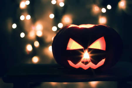 Halloween pumpkinの写真素材