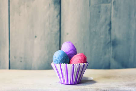 Easter eggsの写真素材