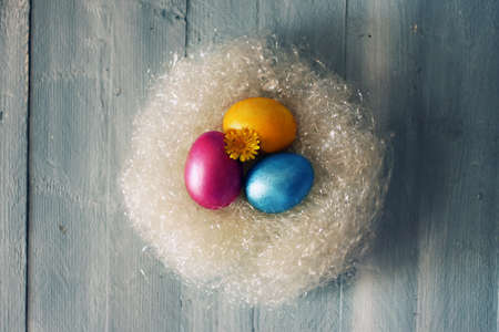 Easter eggsの写真素材