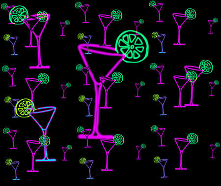 martini glassの写真素材
