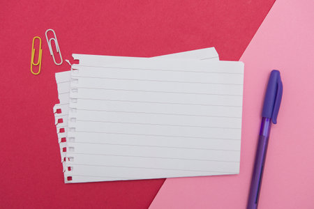 Flashy School Office Supplies, Bright Teaching Learning Collections, Creative Writing Tools, Educational Things, Mixed Student Stuff Pen Paper Notebook Sticky Notes Pencilの写真素材