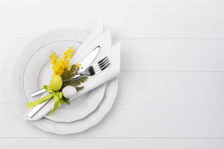 Spring table setting