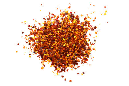 Chili pepper flakesの写真素材