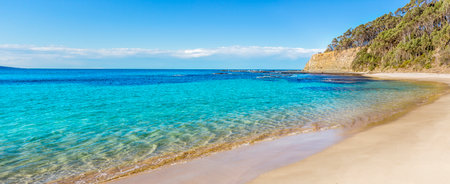 Beautiful views of Depot Beach Panoramaの写真素材