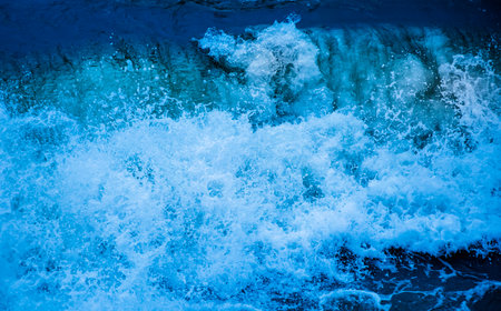 ocean wave formationの写真素材