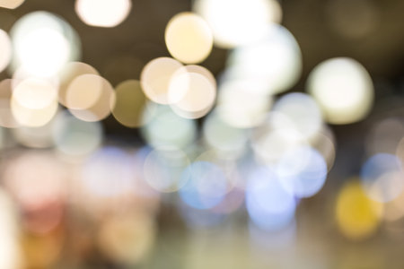 Blur view of shopping centerの写真素材