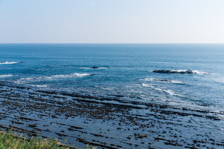 Washboard of demon in Miyazaki city of Japanの写真素材