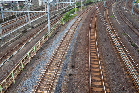 Railway trackの写真素材