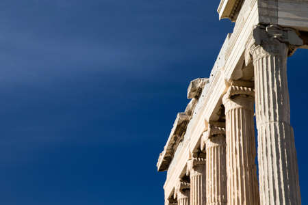 Parthenon on the Acropolis in Athens, Greeceの写真素材