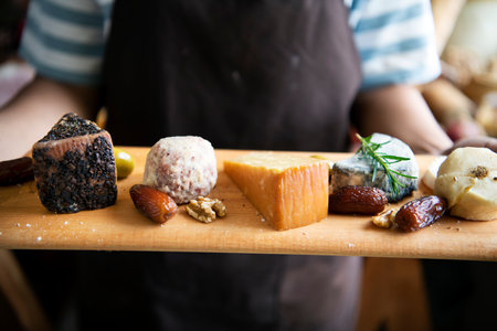 Cheese board food photography recipe ideaの素材