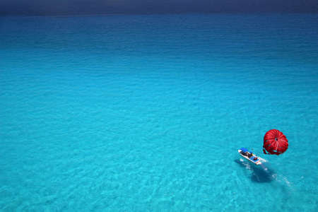 Cancun from above.の写真素材