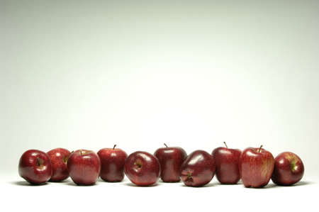 Red applesの写真素材