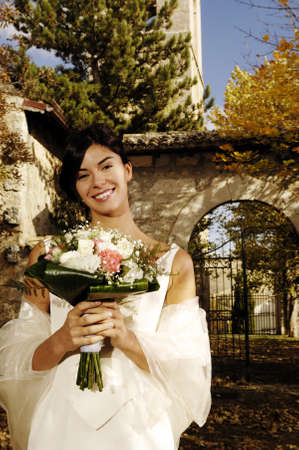 portrait of a brideの写真素材