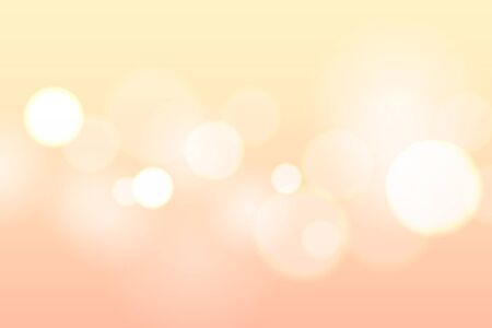 Yellow and pink abstract bokeh lights. Defocused backgroundのイラスト素材