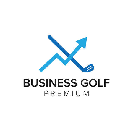 business golf icon vector templateのイラスト素材