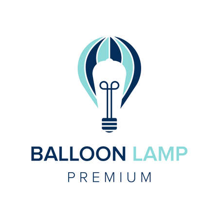 balloon lamp icon vector templateのイラスト素材