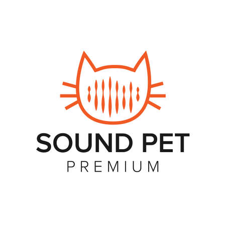 sound pet icon vector templateのイラスト素材