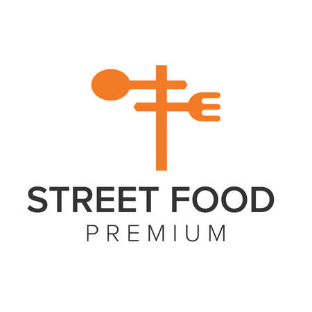 street food icon vector templateのイラスト素材