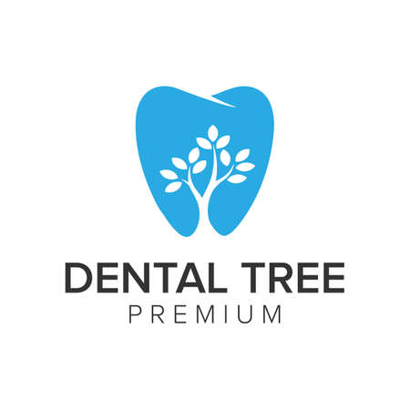 dental tree  icon vector templateのイラスト素材