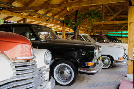 Soviet union retro old cars, that are in good condition.の写真素材
