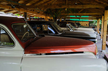 Soviet union retro old cars, that are in good condition.の写真素材