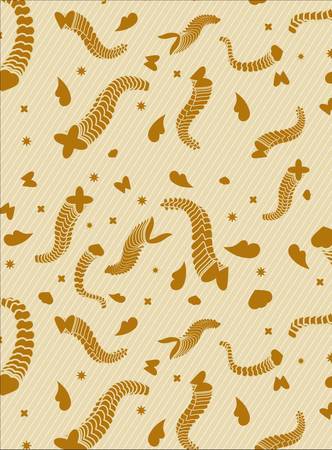 Bugs Line graphicのイラスト素材