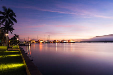 seacoast sunsetの写真素材