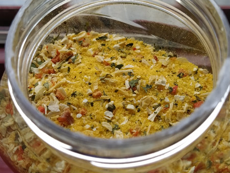 spices in a jar. Mix for cooking.の写真素材