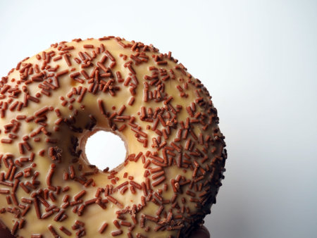 A doughnut or donut. A type of leavened fried dough. Sweet snack that can be homemade or purchased...