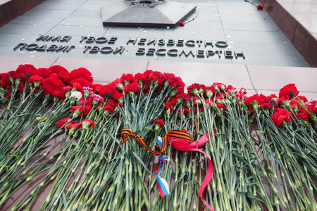 The eternal flame is a constantly burning fire, the solemn memory of the people about the fallen...