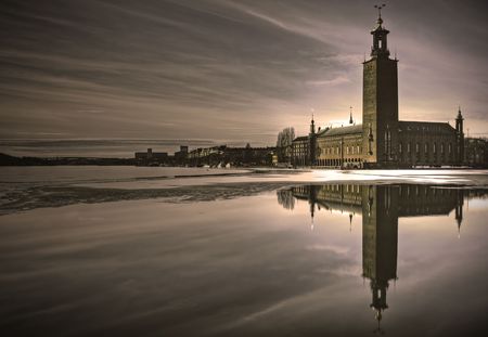 Stockholm Cityhall, Sweden.の写真素材