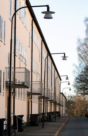 Suburban street.の写真素材