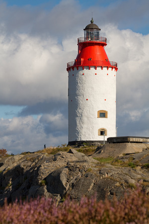 Lighthouse in Stockholm archipelago の写真素材