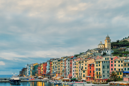 Porto Venere, picturesque seaside village in Italy.の写真素材