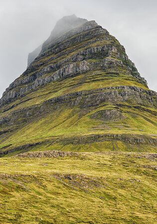 Kirkjufell on Snaefellsnes peninsula in Iceland.の写真素材