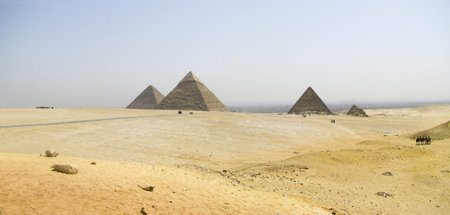 Giza Great Pyramids panoramic