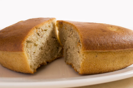 two portion of  a biscuit