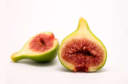  fig cut with white backgroundの写真素材