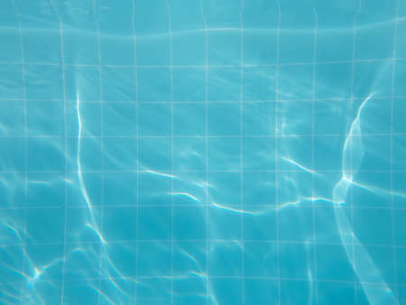background textured of swimming-pool underwater の写真素材