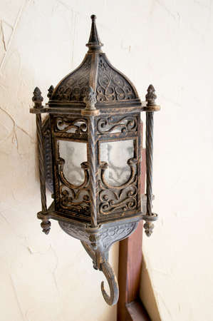 close up of Traditional Arabic lampの写真素材