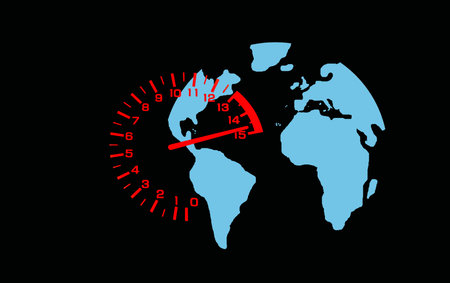 Global business speed concept for a website thumb