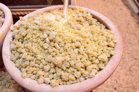 shop selling incense in the Old City of Jerusalemの写真素材