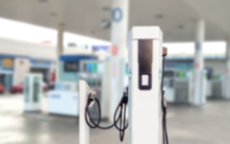 Blur electric car charging station