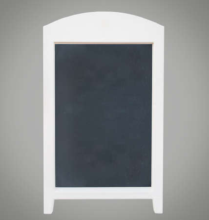 closeup of blackboard for restaurant with copy spaceの写真素材