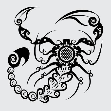 insect ornament drawingのイラスト素材